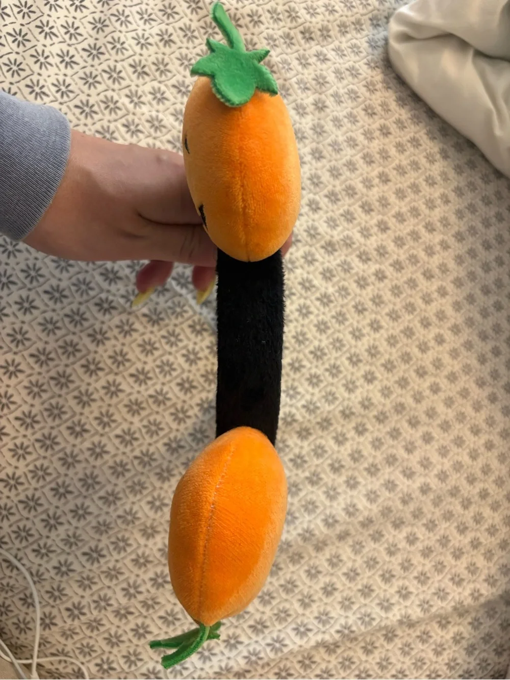 Dogs / Pets Orange Pumpkin Headband - Halloween Jack-O'-Lantern Ears